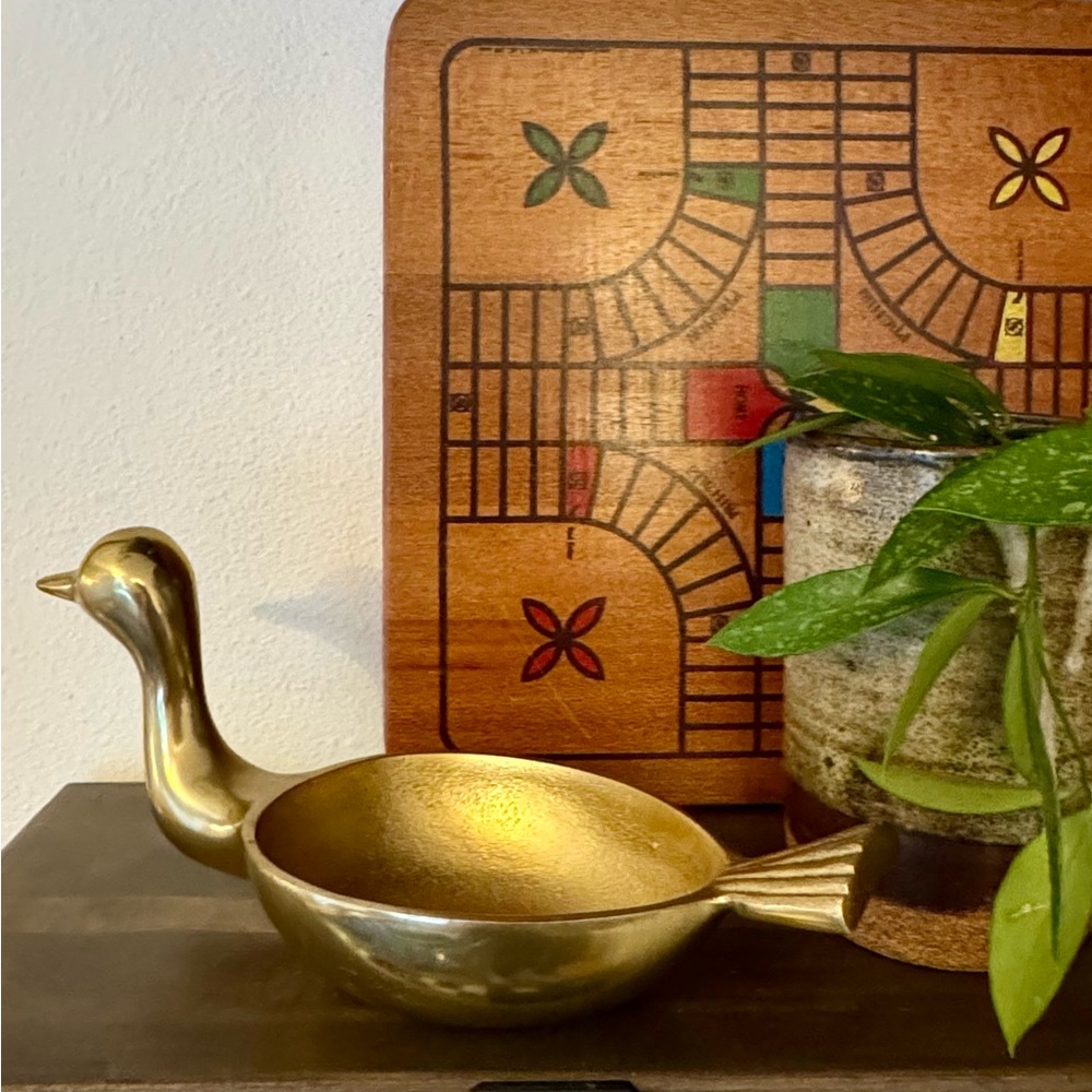 Brass Duck Shaped Bowl